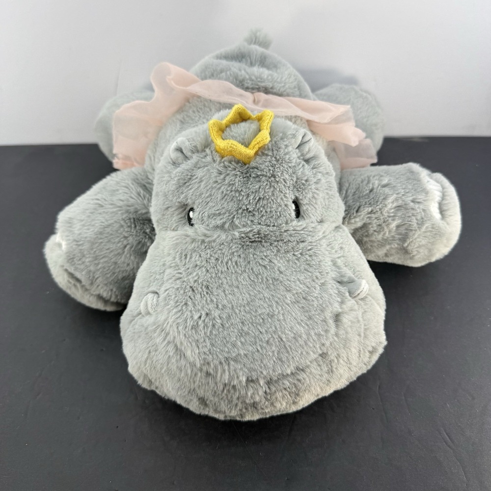 NEW GiggleScape PRINCESS HIPPO WITH PINK TUTU 13" Stuffed Animal toy